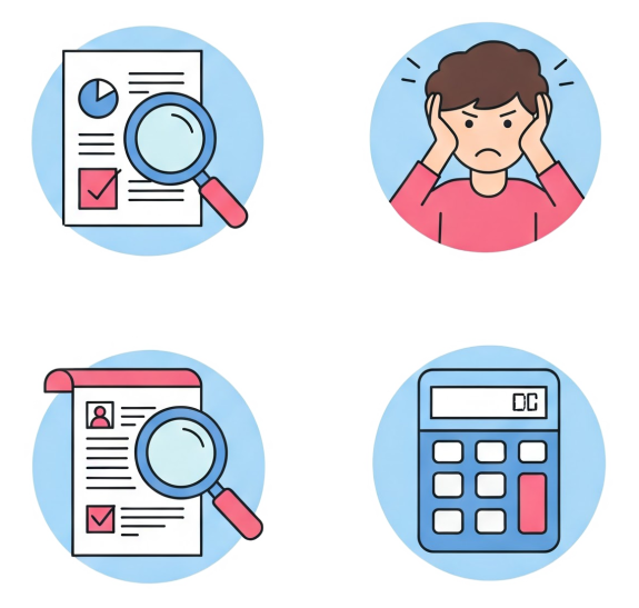 5 Fehler bei der Zeiterfassung in Icons