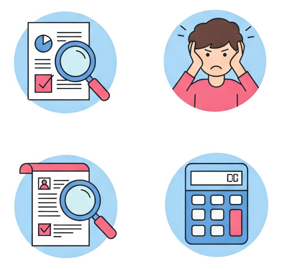 5 Fehler bei der Zeiterfassung in Icons