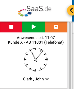 Anwesenheitsstatus Desktop-Uhr Anwesenheitsstatus Desktop-Uhr