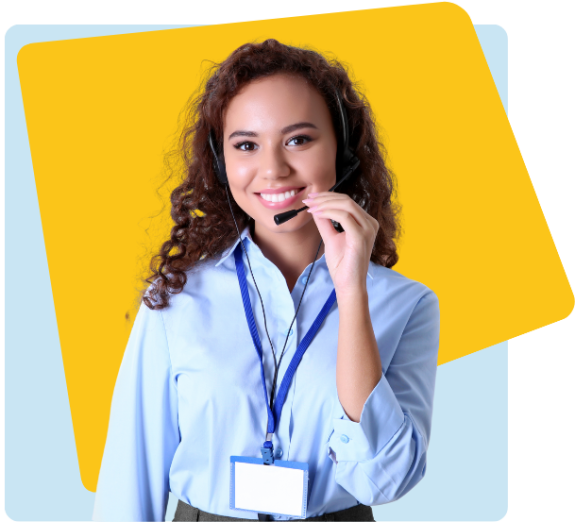 Support-Mitarbeiterin