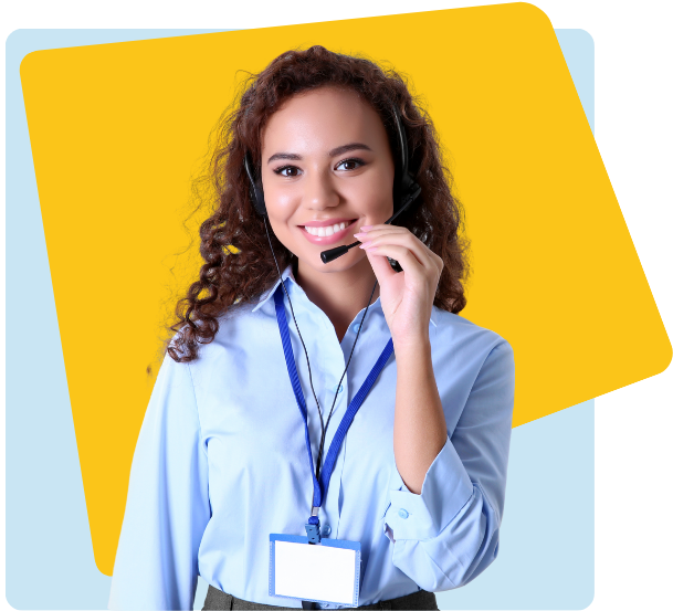 Support-Mitarbeiterin