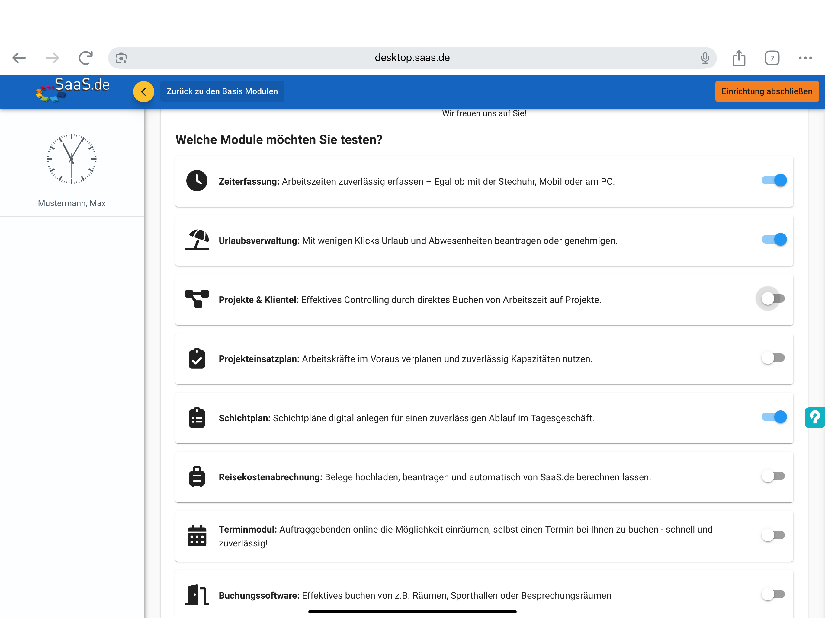 Module SaaS.de Module SaaS.de